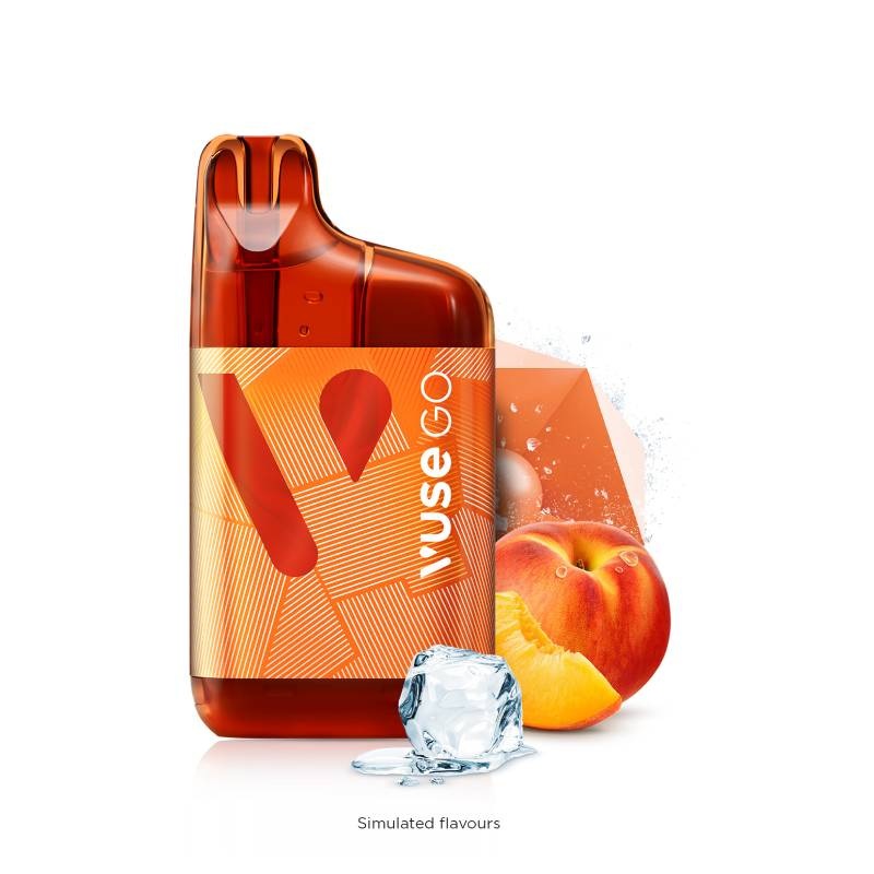 Vuse Go 5000 Disposable Vape – Peach Ice, 10mL
