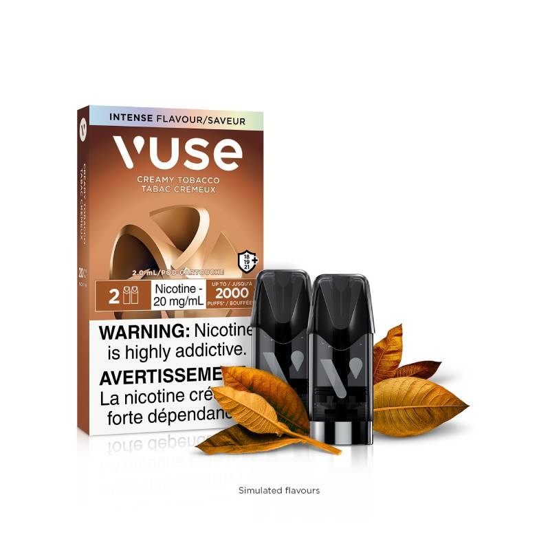 Vuse Pods – Creamy Tobacco, 2mL (2 Pods/PK)