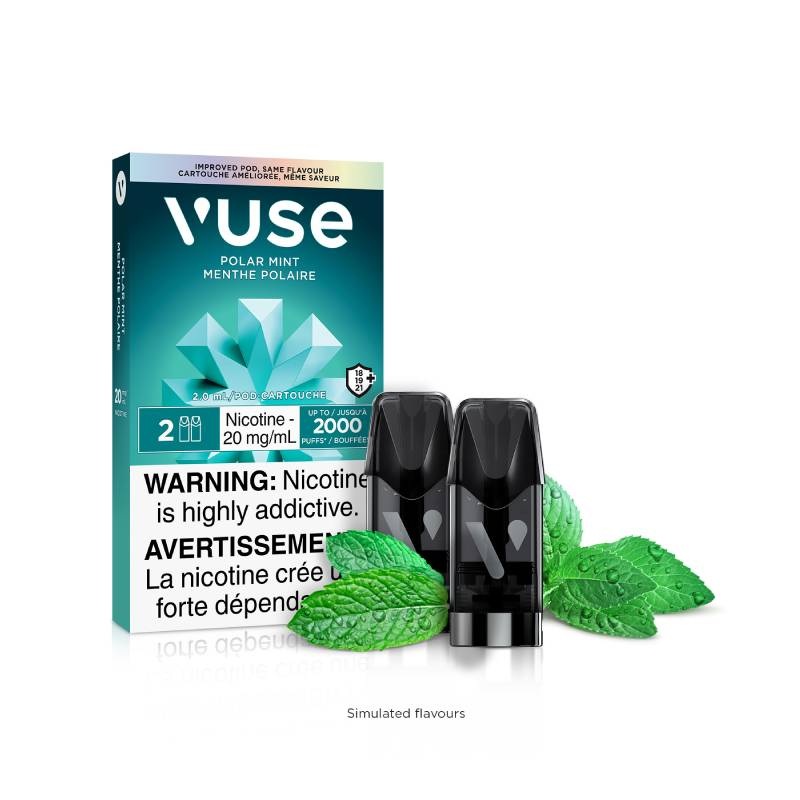 Vuse Pods – Polar Mint, 2mL (2 Pods/PK)