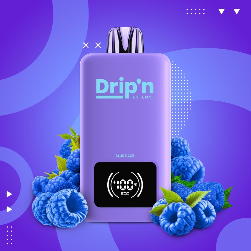 Drip’n by Envi 26ML Disposable – Blue Razz (AB)