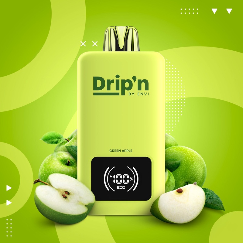 Drip’n by Envi 26ML Disposable – Green Apple (ON)