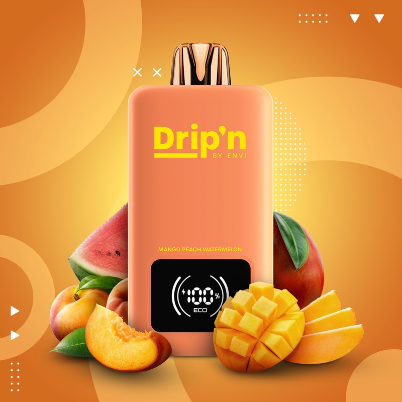 Drip’n by Envi 26ML Disposable – Mango Peach Watermelon (AB)