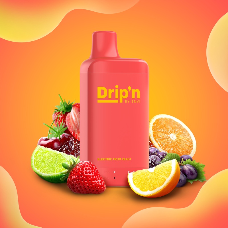 Drip’n by Envi 8ML Disposable – Electric Fruit Blast (MB)