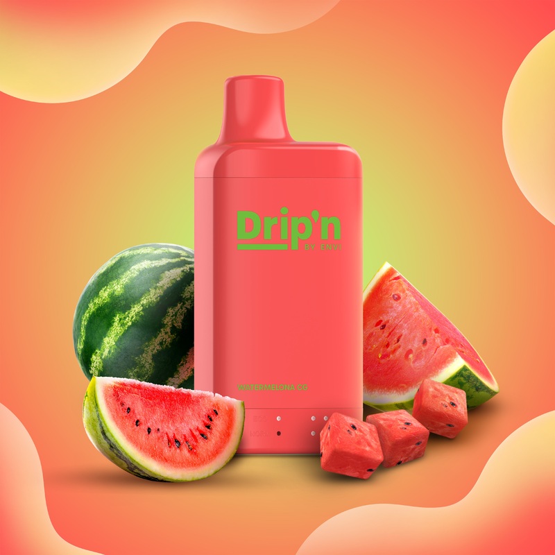 Drip’n by Envi 8ML Disposable – Watermelona CG (AB)