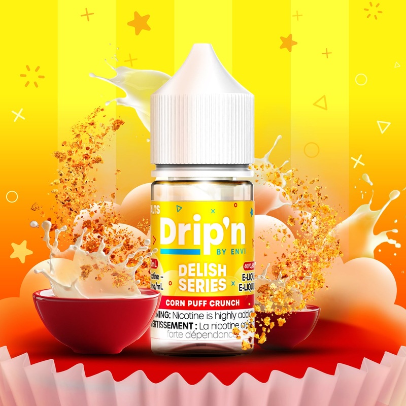 Drip’n Delish E-Liquid – Corn Puff Crunch (AB)