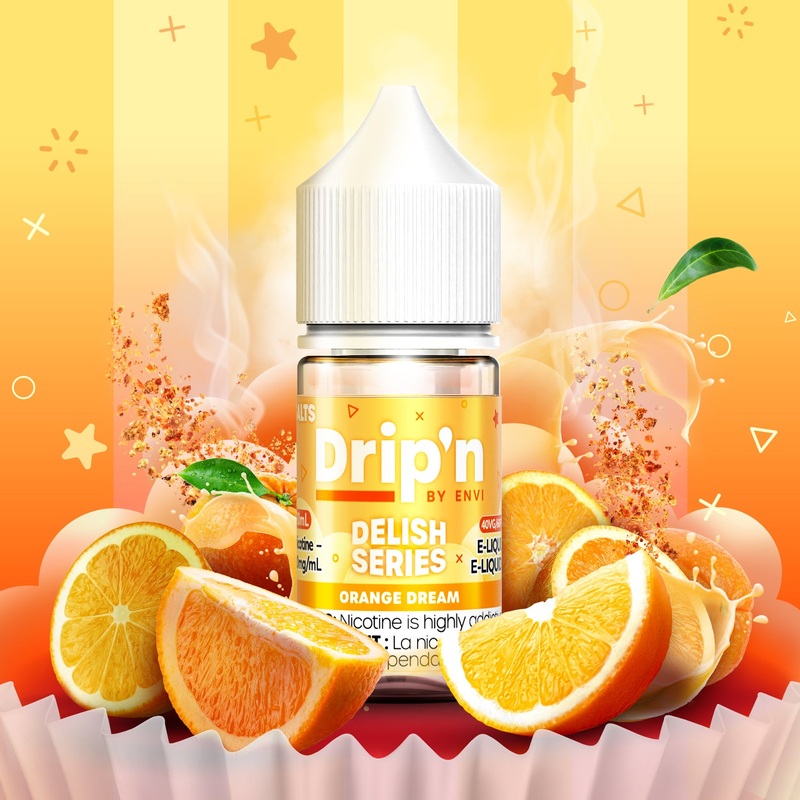 Drip’n Delish E-Liquid – Orange Dream (ON)
