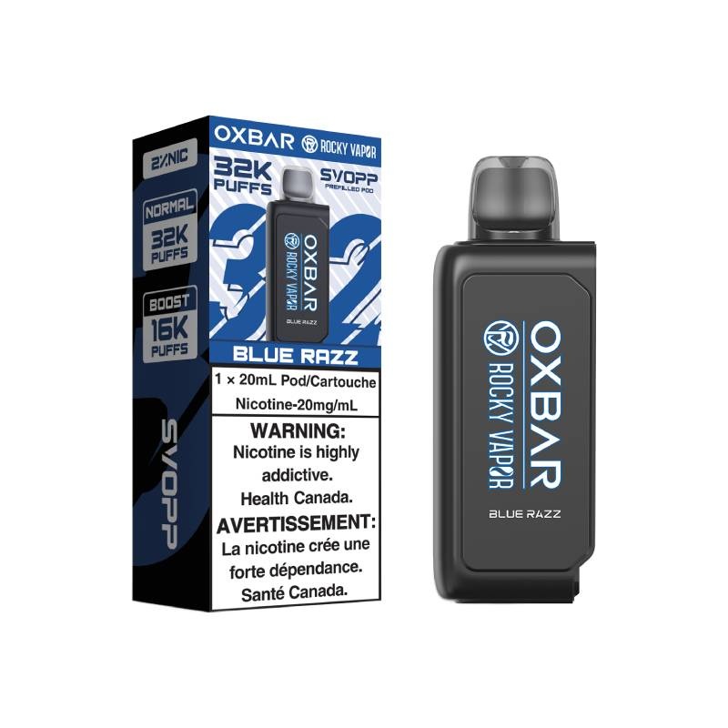 OxBar Svopp 32k Pod – Blue Razz, 20mL