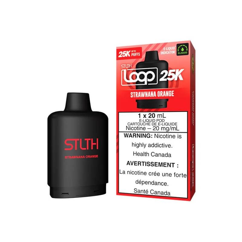 STLTH Loop 25k Pod, Strawnana Orange, 20mL