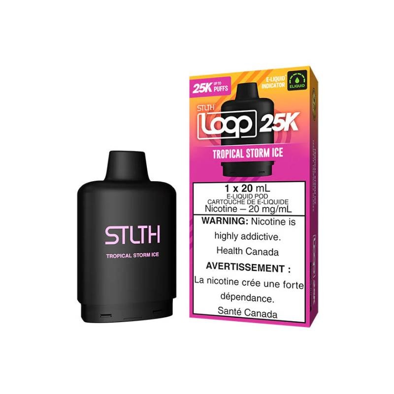 STLTH Loop 25k Pod, Tropical Storm Ice, 20mL