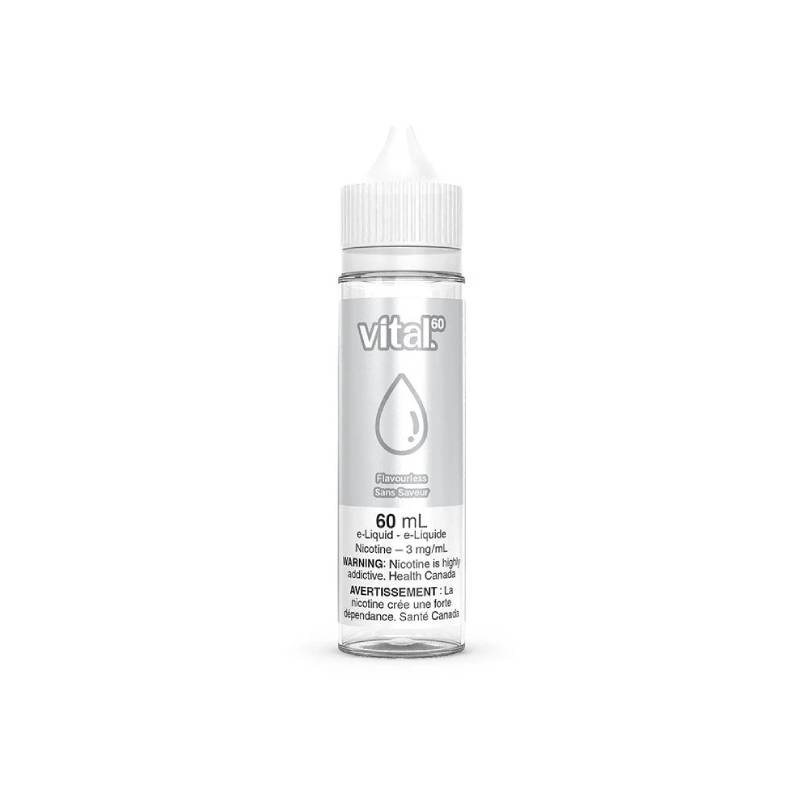Vital Flavourless 60mL|0mg (Tax)|3mg (Tax)|6mg (Tax)|12mg (Tax)