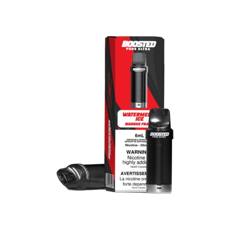 Watermelon Ice Boosted ULTRA Pods, 6mL (Synthetic 50)