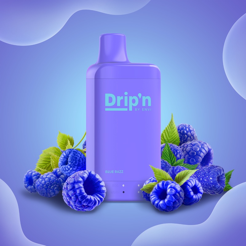 Drip’n by Envi 8ML Disposable – Blue Razz