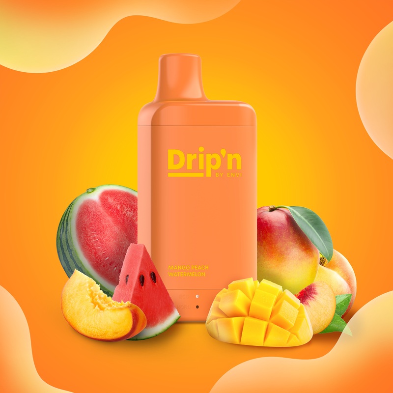 Drip’n by Envi 8ML Disposable – Mango Peach Watermelon