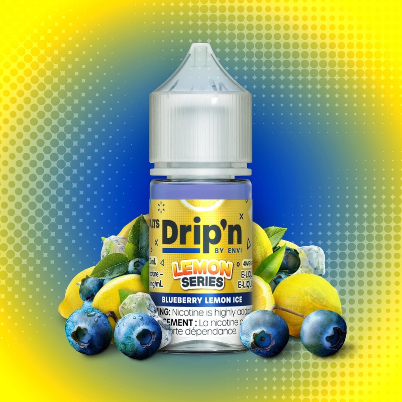 Drip’n Lemon E-Liquid – Blueberry Lemon Ice (ON)