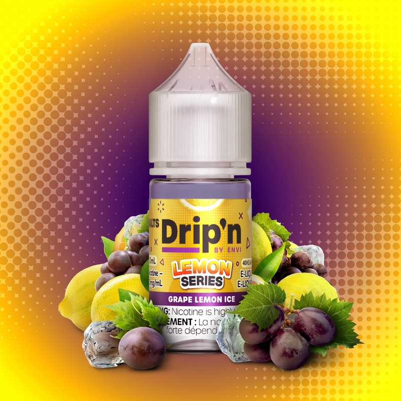 Drip’n Lemon E-Liquid – Grape Lemon Ice