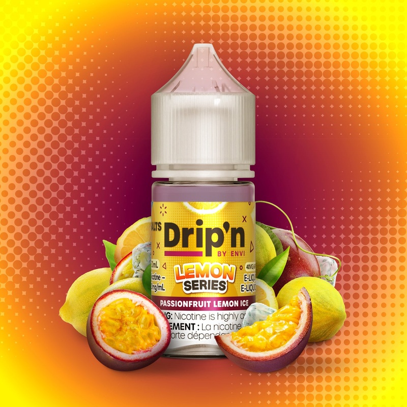 Drip’n Lemon E-Liquid – Passionfruit Lemon Ice (ON)