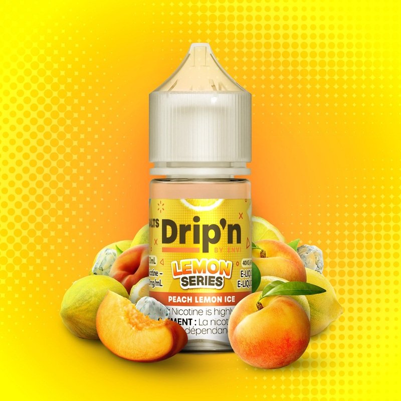 Drip’n Lemon E-Liquid – Peach Lemon Ice