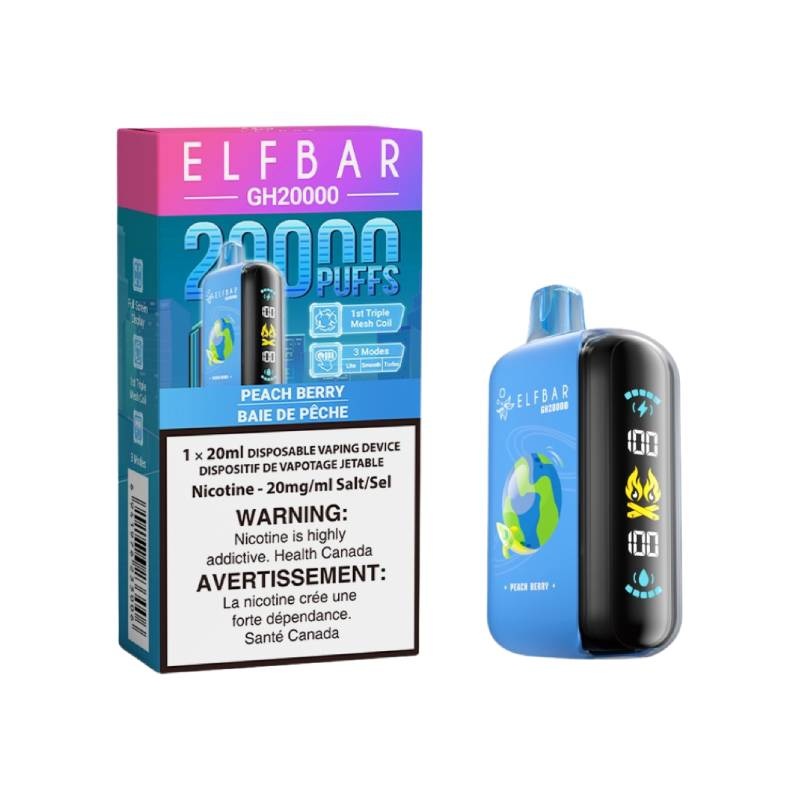 Elf Bar GH20000 – Peach Berry Disposable Vape, 20K Puffs