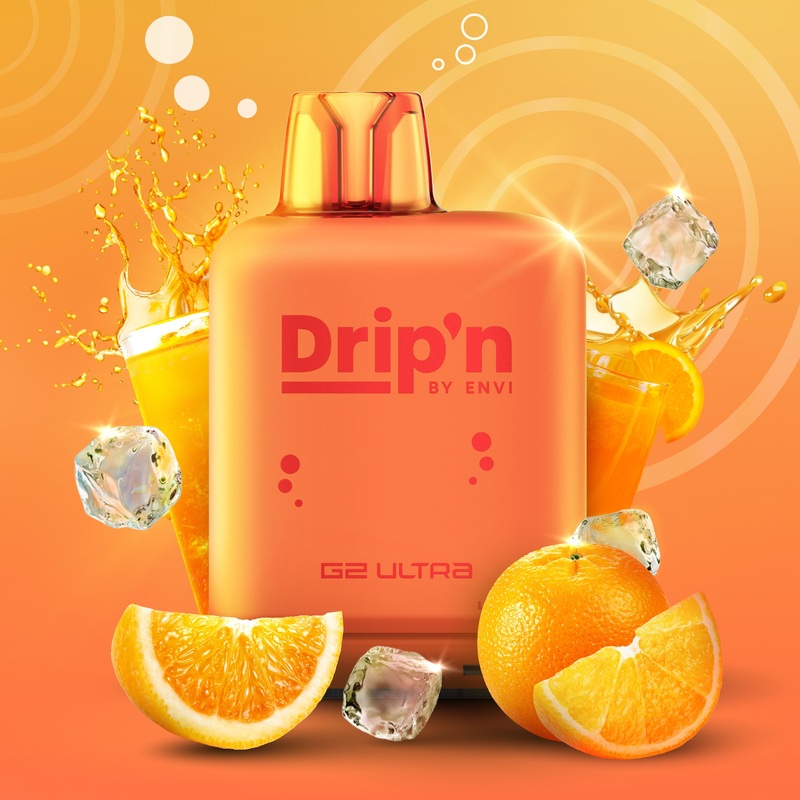 Level X Drip’n G2 Ultra Pod – Orange Sparkle Ice (AB)