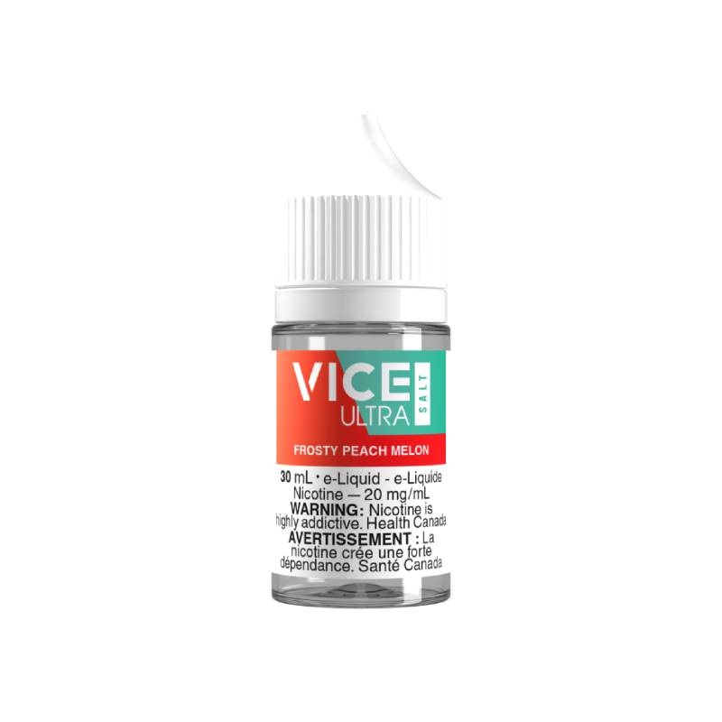 VICE Ultra – Frosty Peach Melon Salt Vape Juice, 30mL