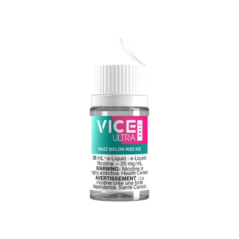 VICE Ultra – Razz Melon Rizz Ice Salt Vape Juice, 30mL