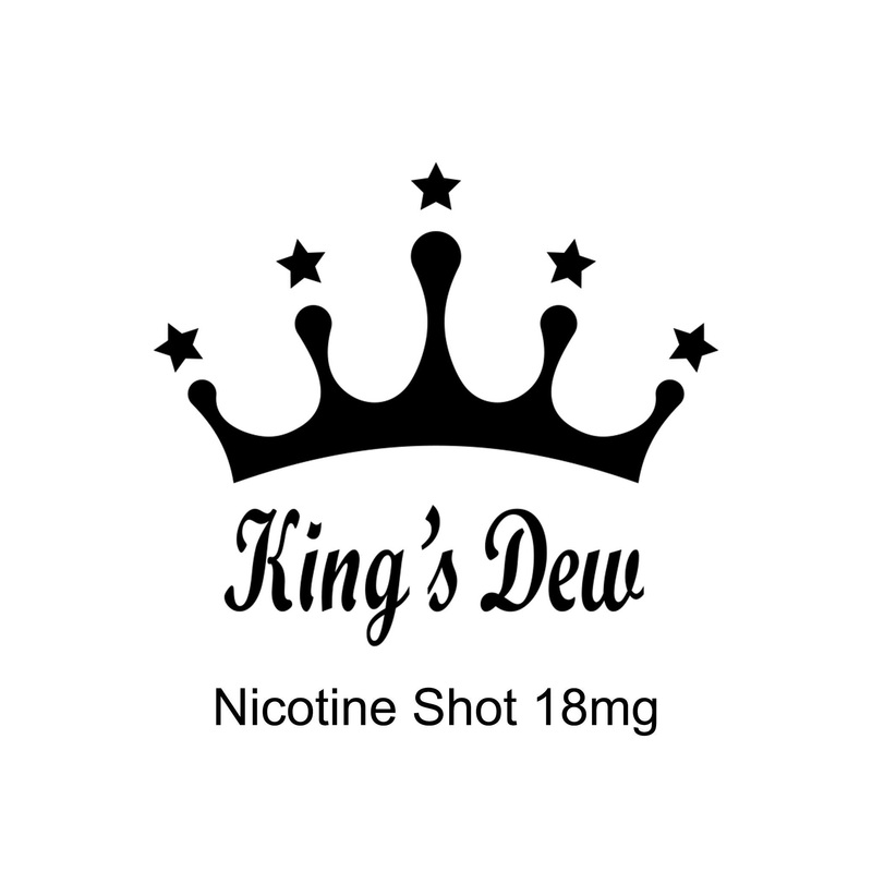 King’s Dew Nicotine Shot 18mg|50PG : 50VG|30PG : 70VG