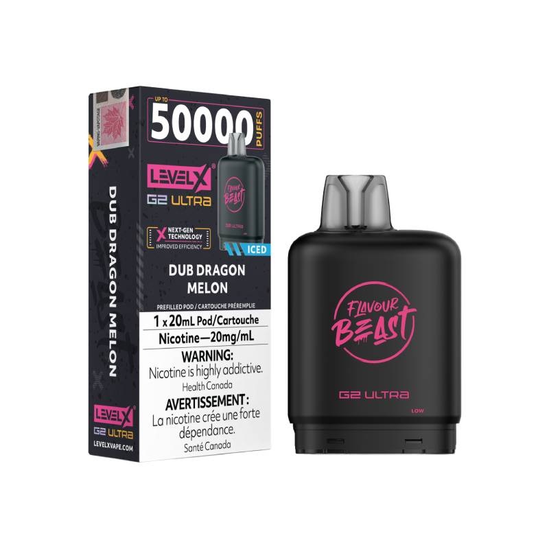 Level X Flavour Beast G2 Ultra Pod 50K – Dub Dragon Melon