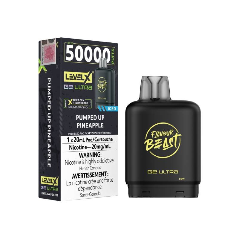 Level X Flavour Beast G2 Ultra Pod 50K – Pumped Up Pineapple