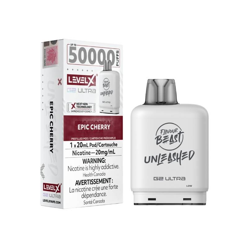 Level X G2 Unleashed Ultra 50K Pod – Epic Cherry