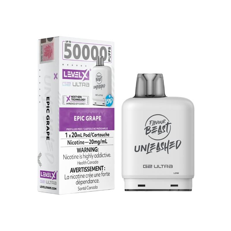 Level X G2 Unleashed Ultra 50K Pod – Epic Grape