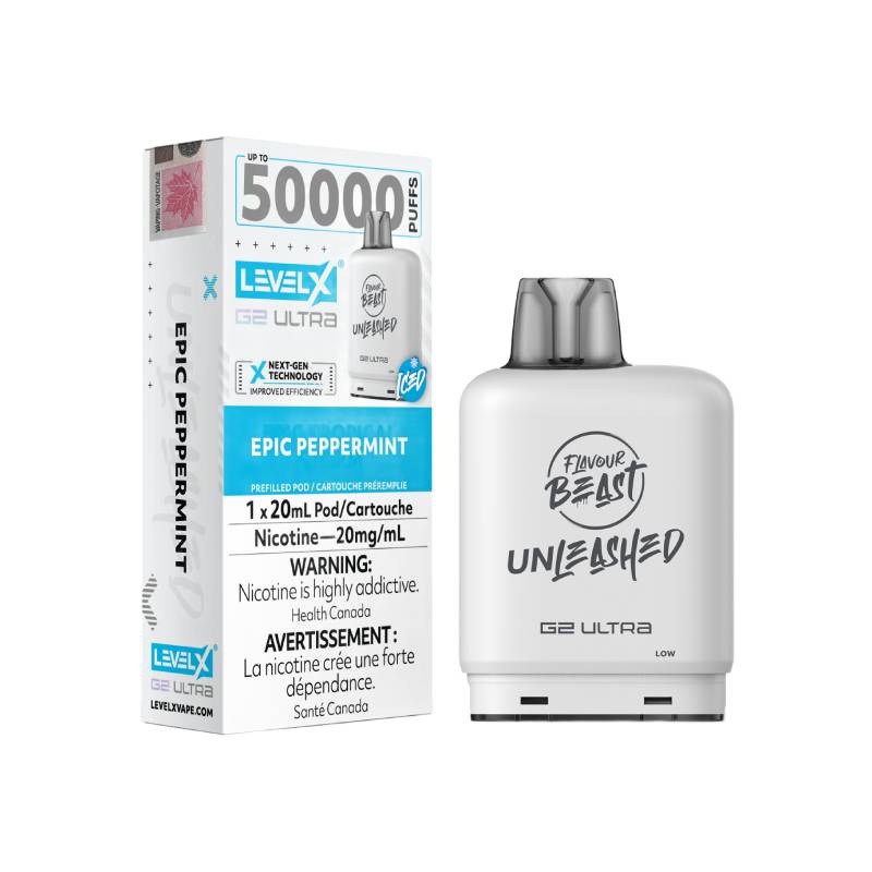 Level X G2 Unleashed Ultra 50K Pod – Epic Peppermint