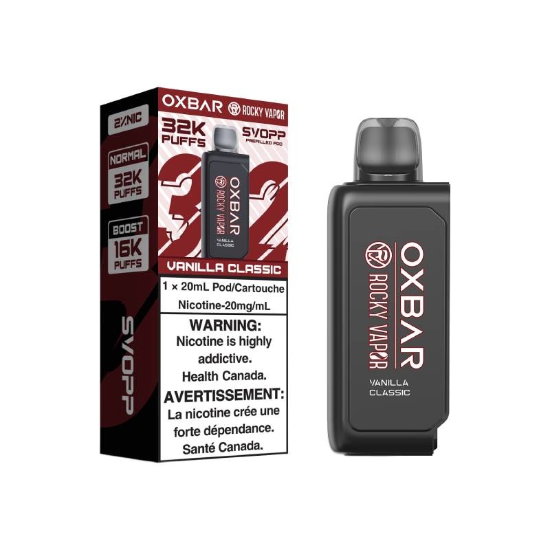 OxBar Svopp 32k Pod – Vanilla Classic, 20mL