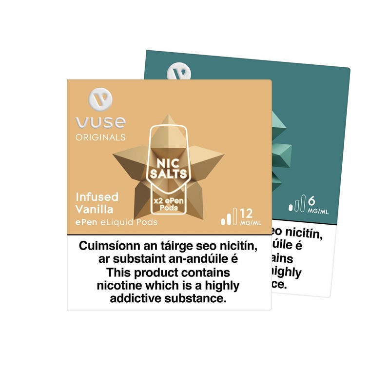 VUSE ePen 3 Cartridges|Crushed Mint|Classic Peach|Dark Cherry|Fresh Apple|Infused Vanilla|Tropical Mango|Just Mint|Master Blend|Original Strawberry|Peppermint Tobacco|Wild Berries|0MG – No Nicotine|6MG – Low Nicotine|12MG vPro – Medium Nicotine|18MG vPro