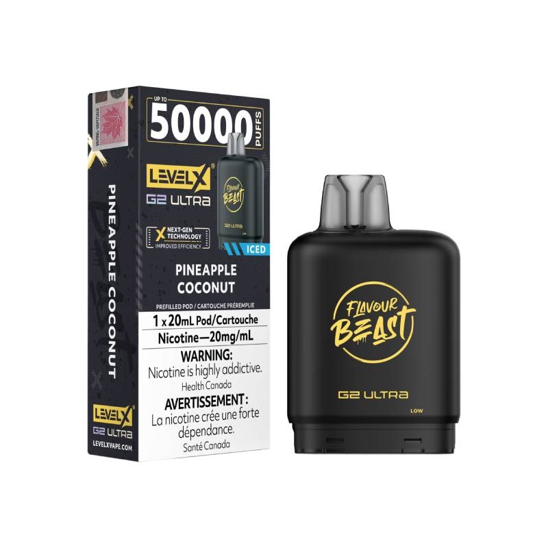 Level X Flavour Beast G2 Ultra Pod 50K – Pineapple Coconut Iced