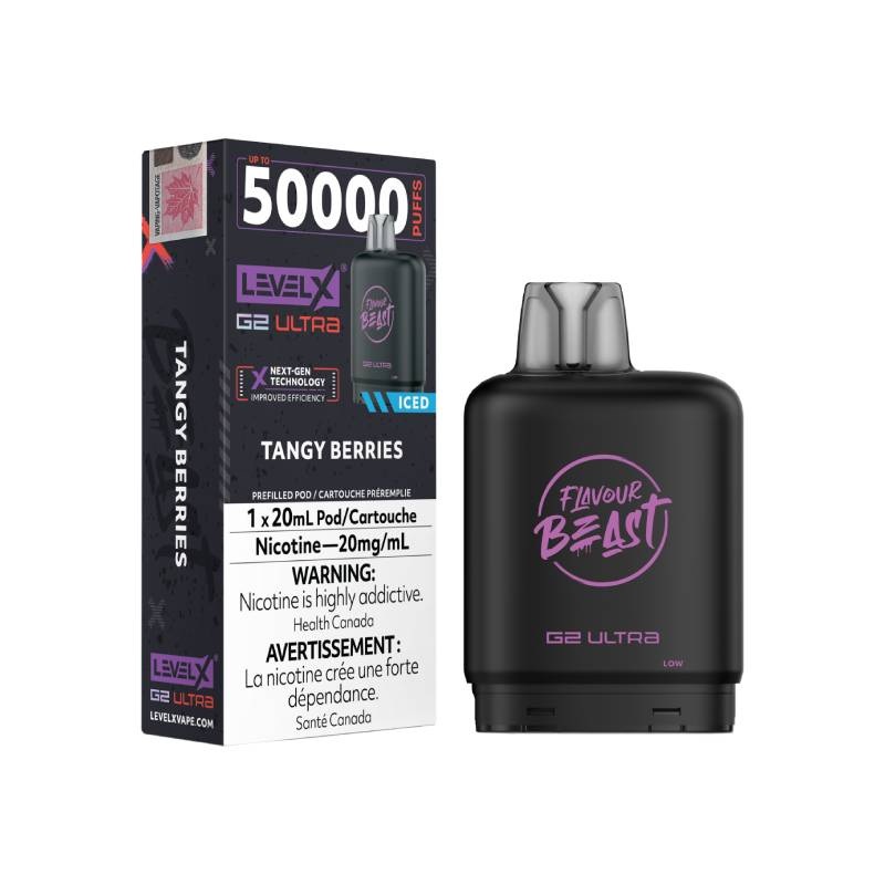 Level X Flavour Beast G2 Ultra Pod 50K – Tangy Berries Iced
