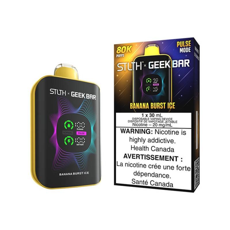 STLTH x GeekBar 80K Disposable Vape – Banana Burst Ice