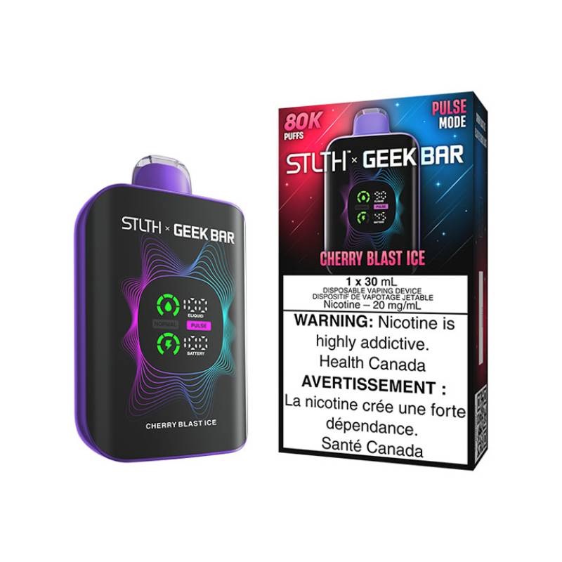STLTH x GeekBar 80K Disposable Vape – Cherry Blast Ice