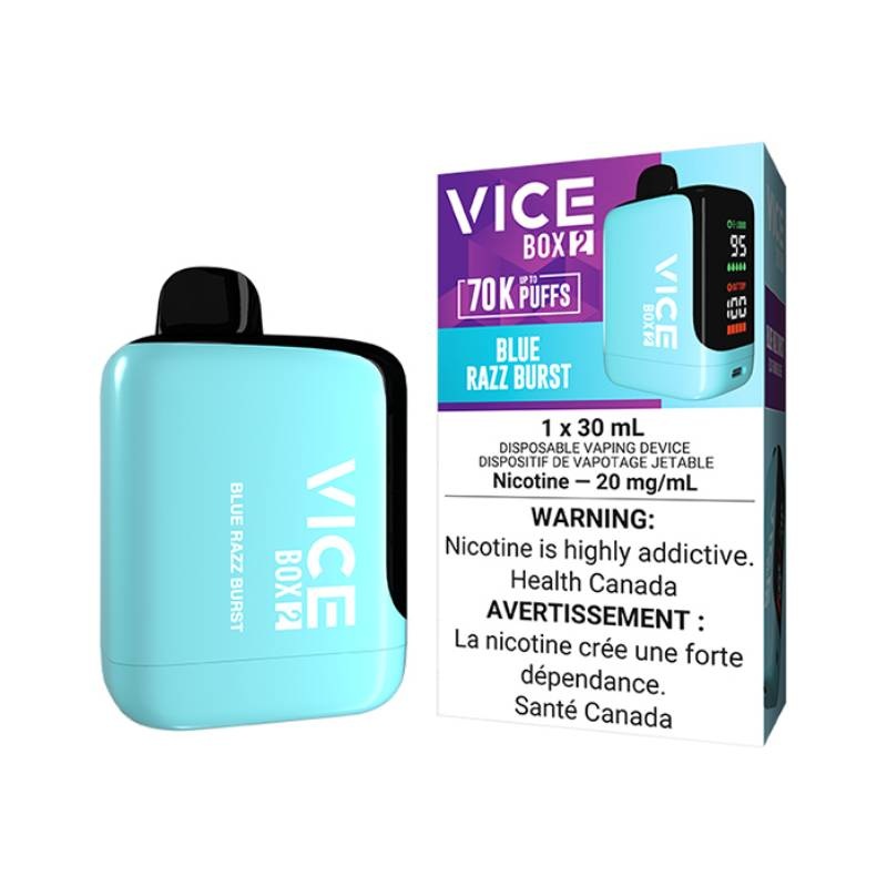 Vice Box 2 70K Disposable Vape – Blue Razz Burst