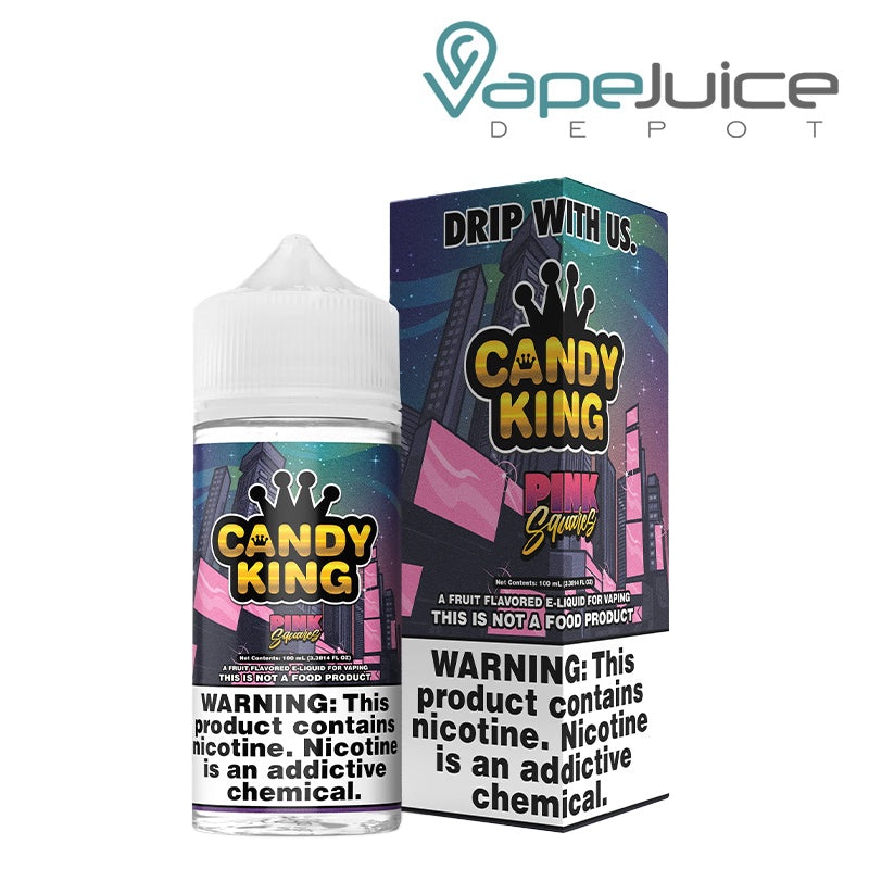 Pink Squares Candy King eLiquid 100ml