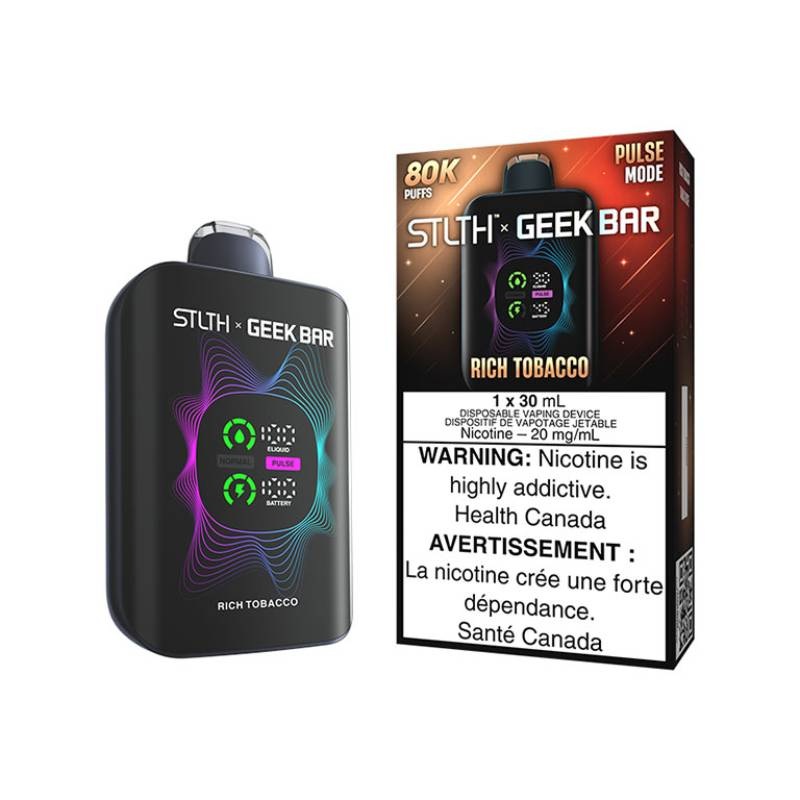 STLTH x GeekBar 80K Disposable Vape – Rich Tobacco