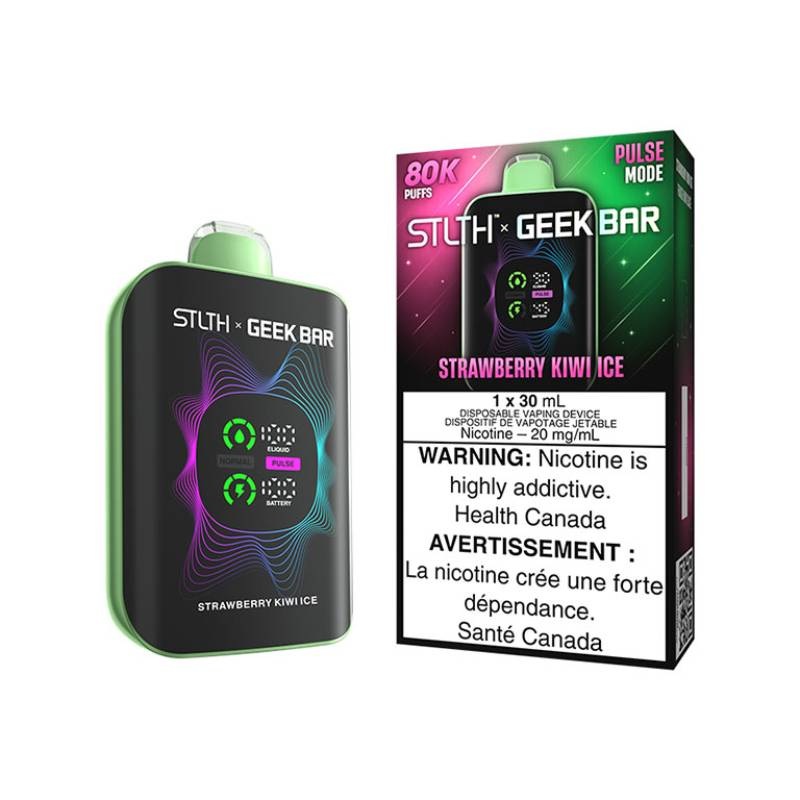STLTH x GeekBar 80K Disposable Vape – Strawberry Kiwi Ice