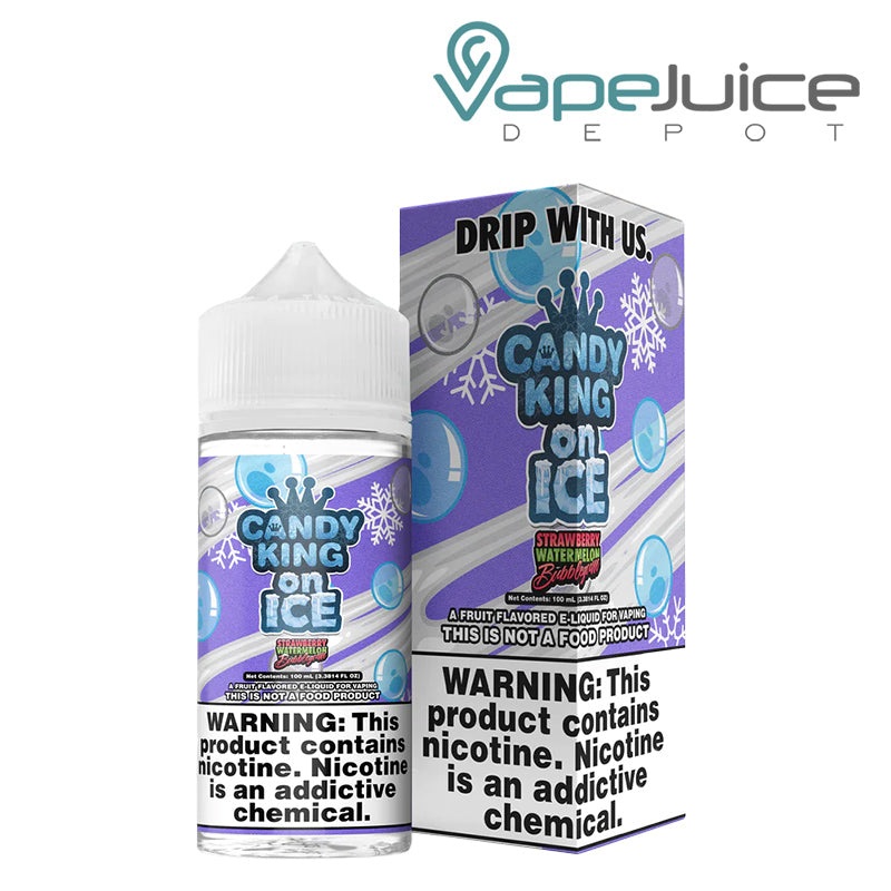Strawberry Watermelon BubbleGum On Ice Candy King 100ml