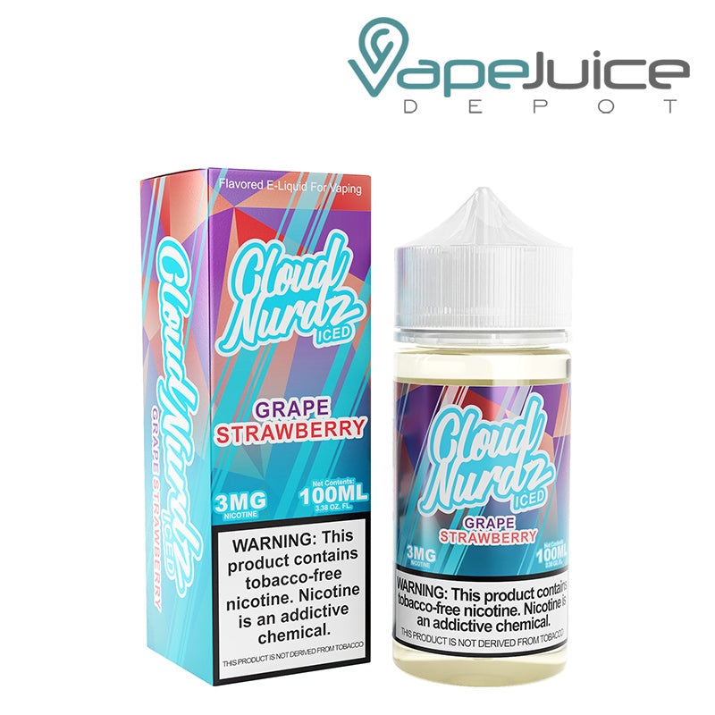 ICED Strawberry Grape TFN Cloud Nurdz 100ml