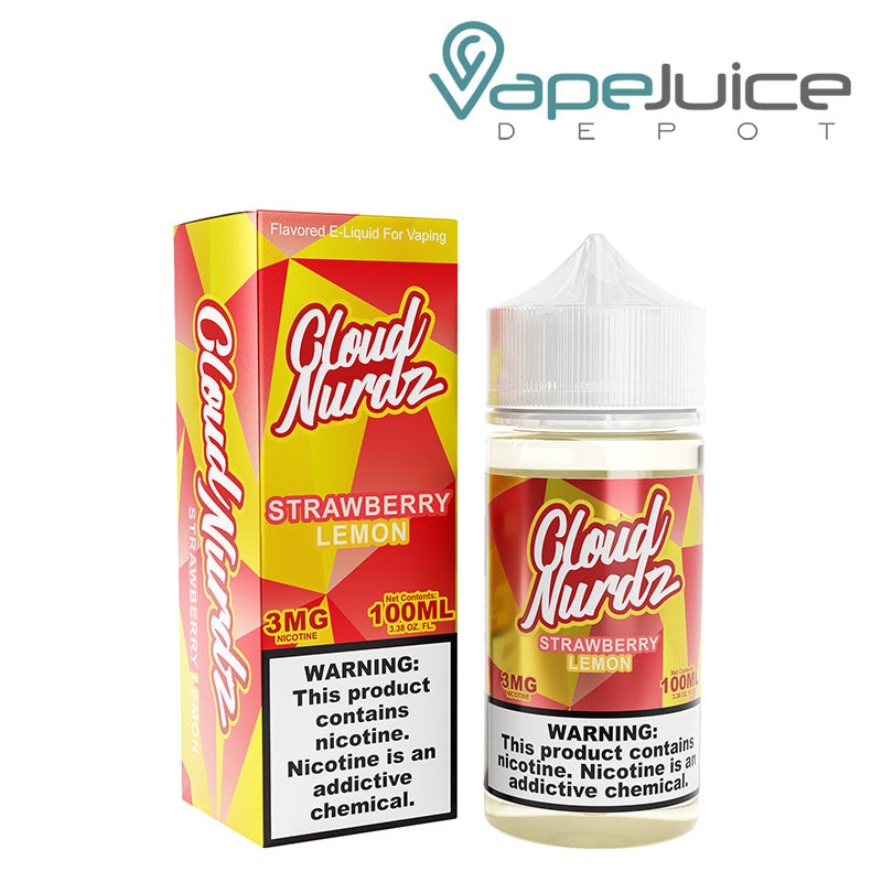 Strawberry Lemon Cloud Nurdz eLiquid 100ml