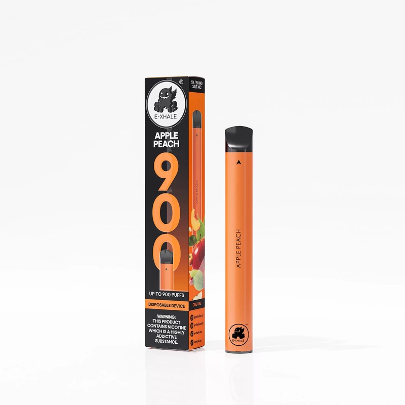 900 Apple Peach 5% – Single-Use Disposable Vape