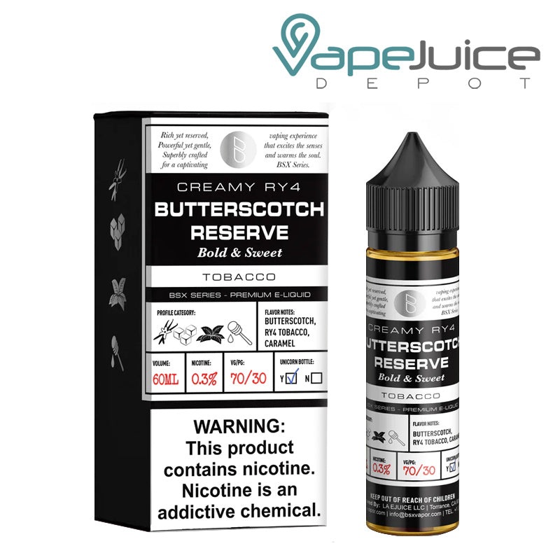 Butterscotch Reserve Glas Basix Series 60ml