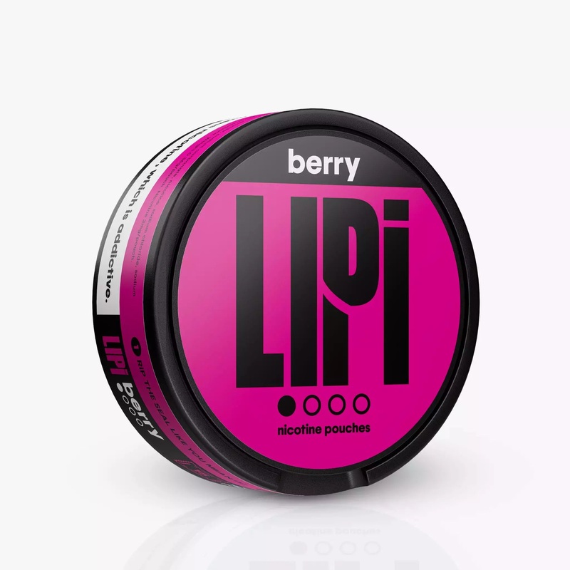 LIPI Berry Nicotine Pouches – 3mg/0.3% per pouch: 15 Pouches