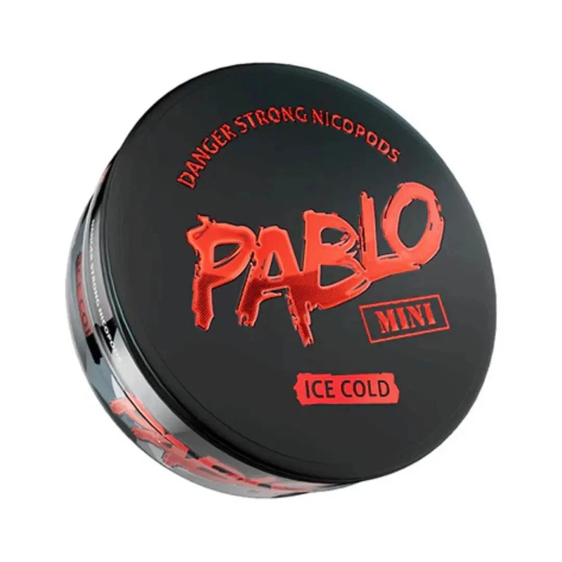 PABLO Mini Nicotine Pouches|Ice Cold|Red|X-Ice Cold|15 MG/G