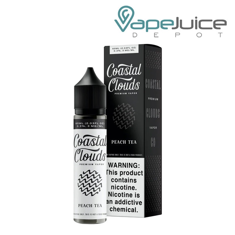 Peach Tea Coastal Clouds 60ml|60ml|0mg|3mg|6mg
