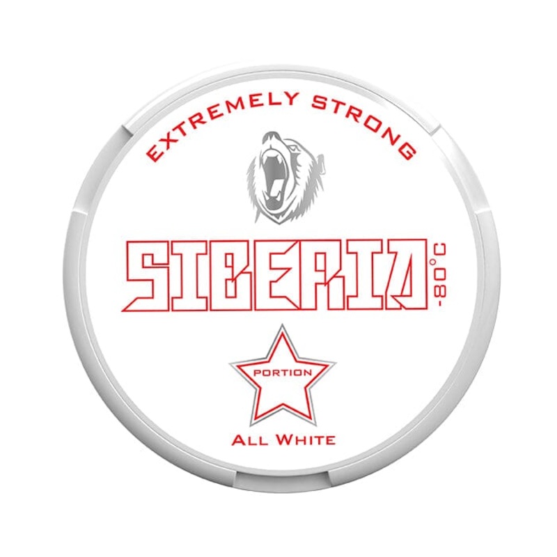 SIBERIA All White Nicotine Pouches